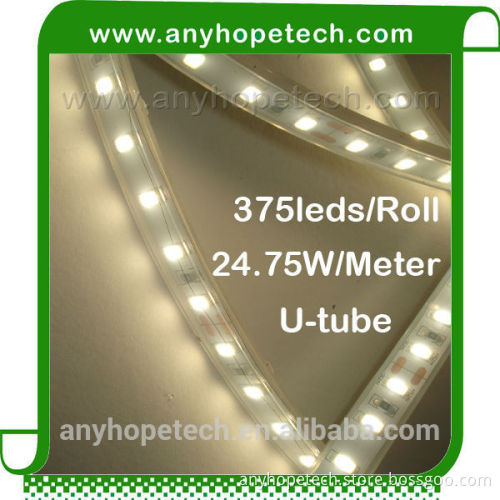 Super brightness 5730 SMD 375LEDs waterproof ip67 led flexible strip light